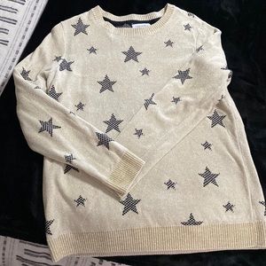 Charter Club sparkly star sweater. Size M. Good condition.